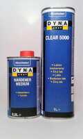 Dyna Clear 5000 бесцветный лак + Dyna Hardener Medium отвердитель