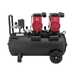 Intertool PT-0027 Компрессор 50 л, 2x1.1кВт, 220В, 8атм, 320 л/мин, 1400 об/мин, малошумный, безмасляный, 4 цилиндра