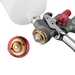 Intertool PT-0143 Краскопульт пневматический LVLP TEFLON профессиональный, форсунка 1.3мм, верхний пластиковый бачок 600мл., 1.5бар, STORM