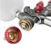 Intertool PT-0144 Краскопульт пневматический LVLP TEFLON профессиональный, форсунка 1.4мм, верхний пластиковый бачок 600мл., 1.5бар, STORM