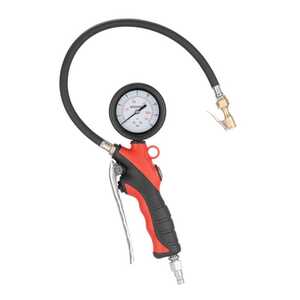 Intertool PT-0520 Пистолет для подкачки шин с манометром профессиональный