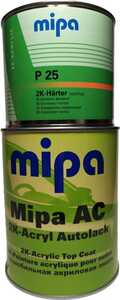 Mipa акриловая эмаль VW LY3D + Mipa P25 отвердитель