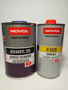 Novol 590 акриловый лак + H 5120 отвердитель