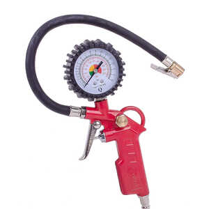 Intertool PT-0503 Пистолет для подкачки колес с манометром 63 мм пневматический (блистер)