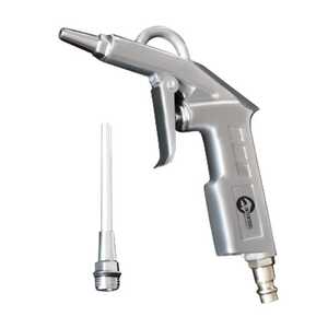Intertool PT-0803 Пистолет продувочный короткий с дополнительным наконечником 80 мм