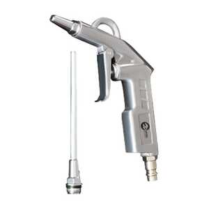 Intertool PT-0804 Пистолет продувочный короткий с дополнительным наконечником 120 мм