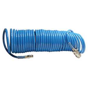 Intertool PT-1707 Шланг спиральный полиуретановый 5,5 x 8 мм, 10 м