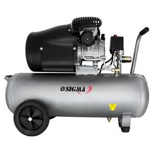 Sigma 7043721 Компрессор двухцилиндровый 2.5 кВт