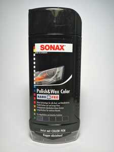 Sonax Polish&Wax Color Чёрный с карандашом 500 мл